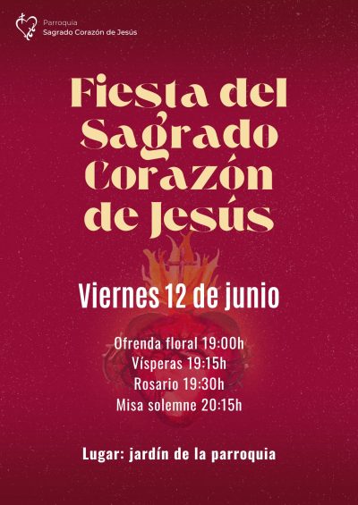 Cartel Sagrado Corazón